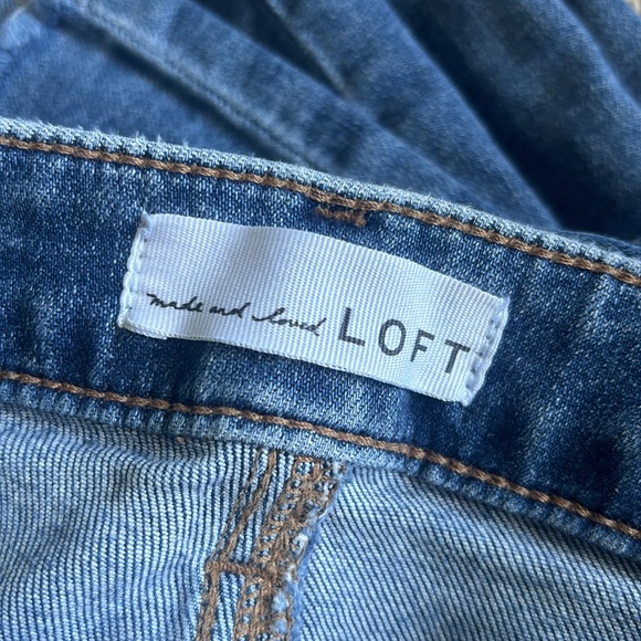 Loft The Curvy Skinny High-Rise Jeans - size 27/4 - Picture 6 of 6